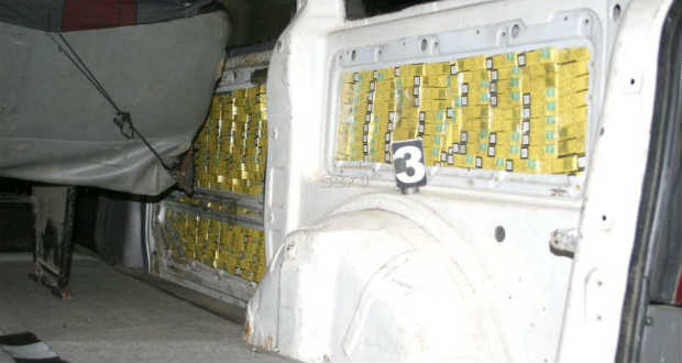 Kárpátaljai cigarettacsempészt fogtak el Magyarországon