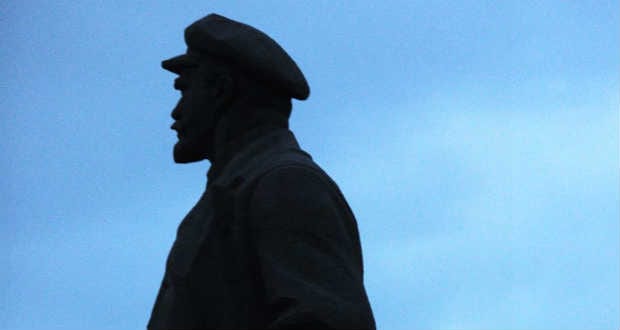 Kommunista szimpatizánsok emlékeztek Moszkvában az októberi forradalomra