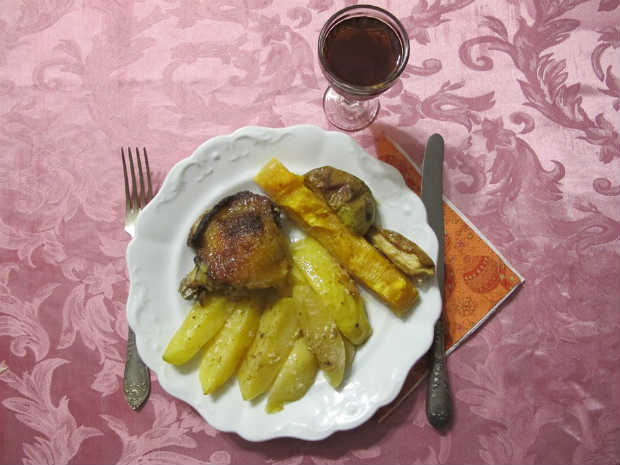 Őszi csirkecomb recept