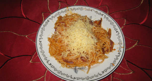 Különleges spagetti recept