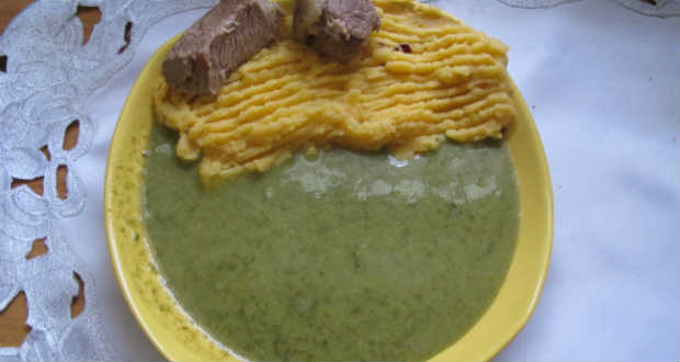 Sóskamártás tört krumplival recept