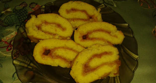 Piskótatekercs recept