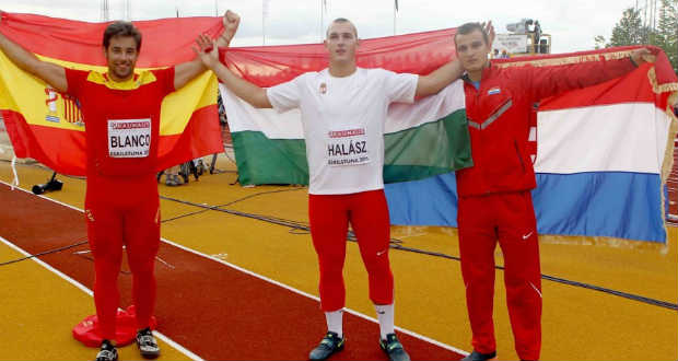 A kalapácsvető Halász Bence junior Európa-bajnok lett