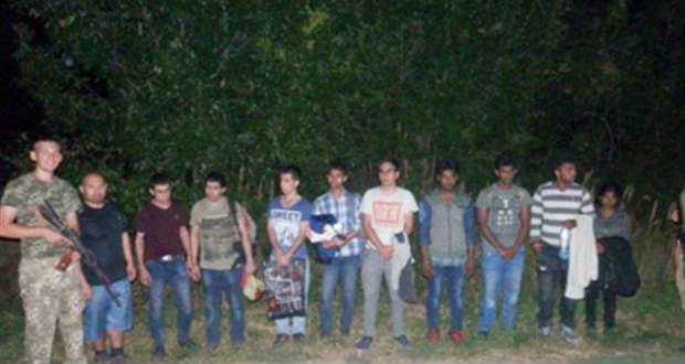 Tíz közép-ázsiai menekültet fogtak el Kaszonynál