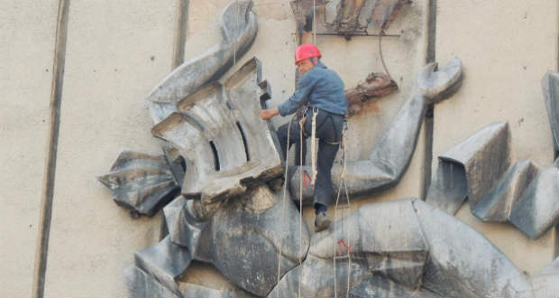 Eltűnt a múzsaalak Beregszász központjából