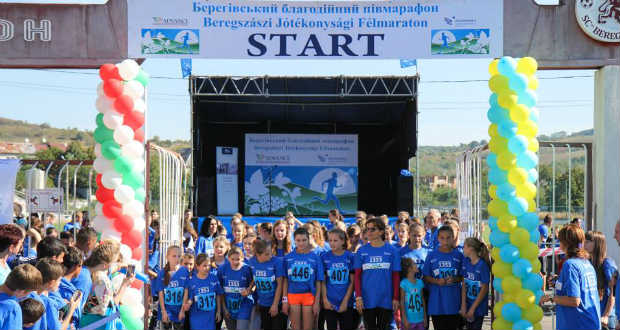 Félmaratoni verseny Beregszászban a jótékonyság jegyében