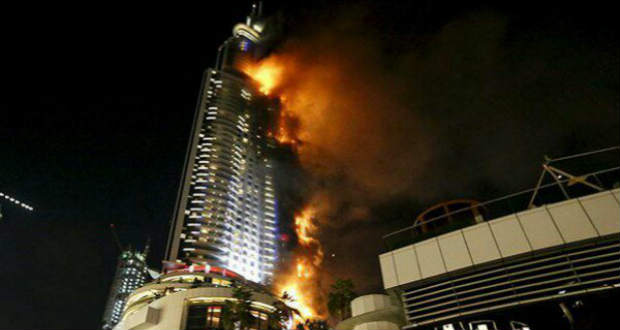 Fáklyaként lángolt egy dubaji felhőkarcoló