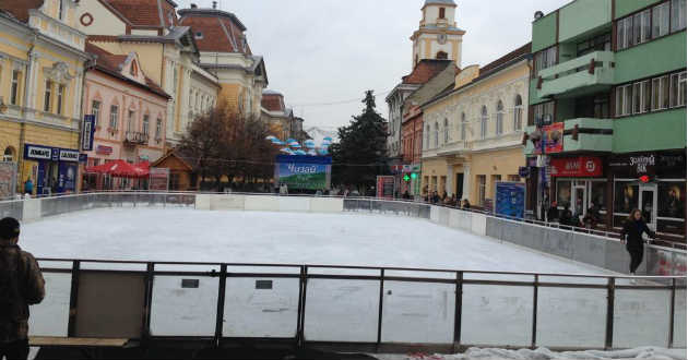 Megnyílt a korcsolyapálya Beregszászban