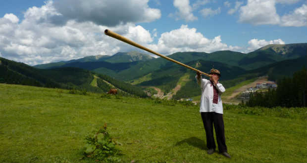 A kárpátaljai trembita lett a világ leghosszabb hangszere