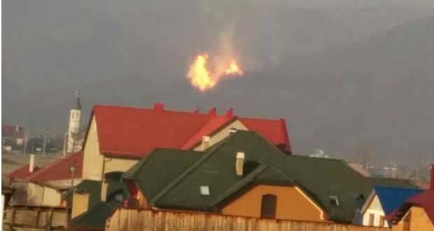 Robbanás történt a Szojuz földgázvezeték kárpátaljai szakaszán