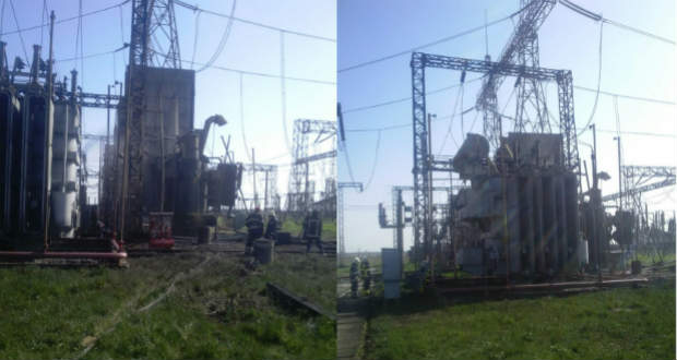 Tűz ütött ki a Munkács melletti villanytelepen