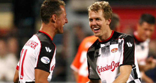 Schumacher tiszteletére rendeznek focimeccset Vettelék
