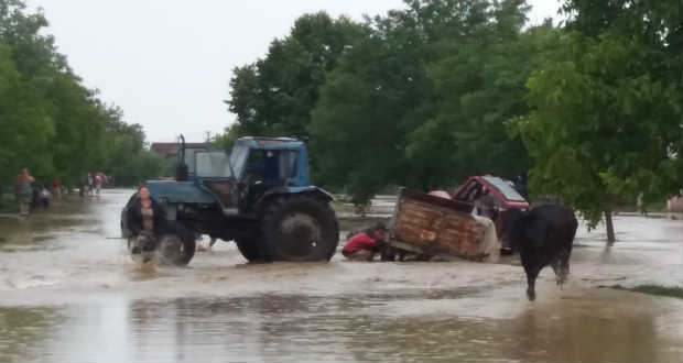 Felhőszakadás Szőlősgyulán