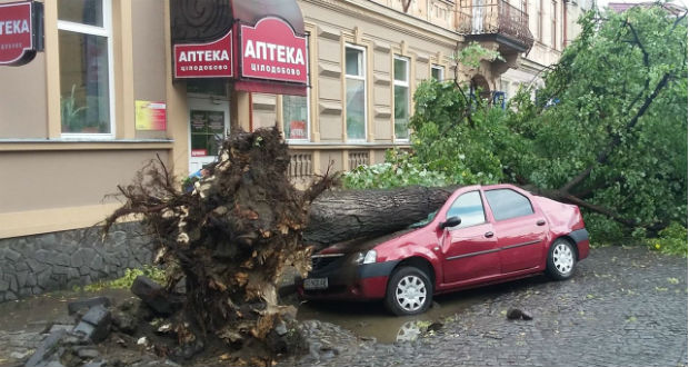 Vihar pusztított Ungváron
