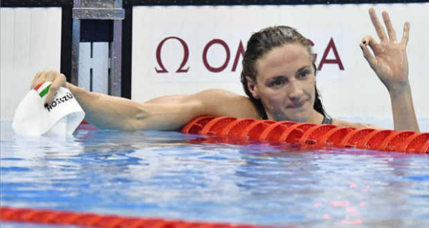 Hosszú Katinka olimpiai bajnok 200 méter vegyesen, Kenderesi bronzérmes