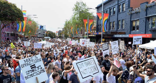 10 ezren tüntettek Sydneyben az éjszakai alkoholfogyasztást korlátozó törvény ellen