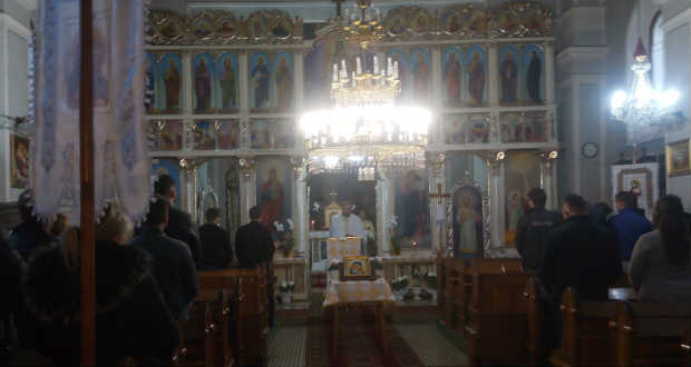 Magyar liturgia a beregszászi görögkatolikus templomban