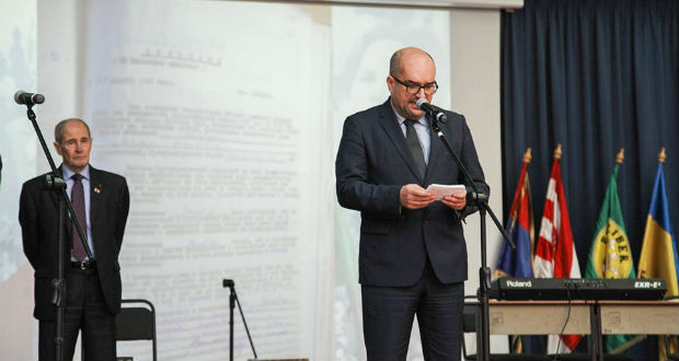 Brenzovics László parlamenti képviselő, a KMKSZ elnökének köszöntő beszéde Milován Sándor 56-os elhurcolt, a KMKSZ tiszteletbeli elnökének magyar állami kitüntetése átadása alkalmából