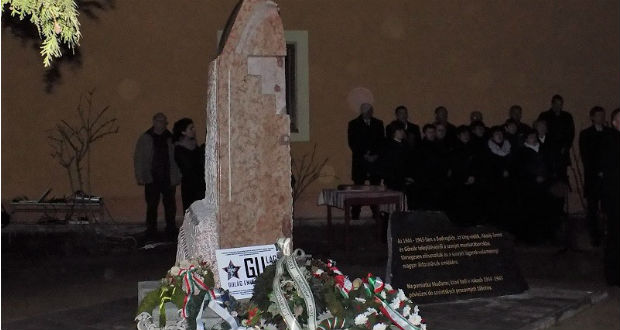 Kisgéresen felavatták a málenykij robot felvidéki központi emlékművét