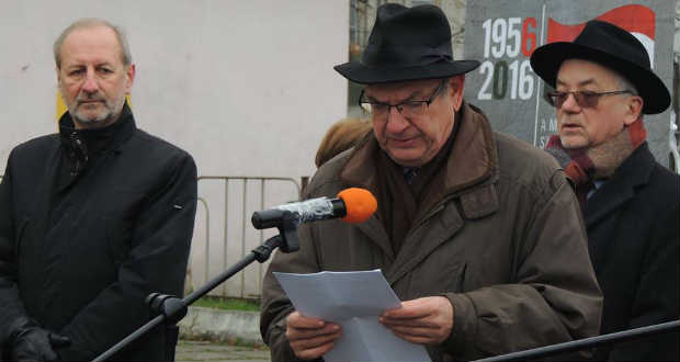 Dr. Markó György beszéde a beregszászi 1956-os emlékmű avatásán