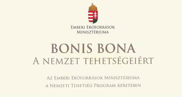Elindult a „Bonis Bona – a nemzet tehetségeiért” díj online jelölő-felülete