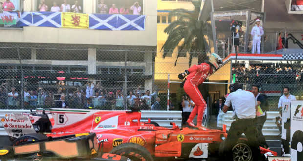 Vettel nyert Monacóban