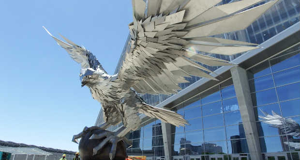 A világ legnagyobb madárszobrát alkotta meg egy magyar művész