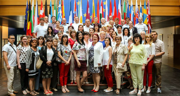 Kárpátaljai látogatócsoportot fogadott Bocskor Andrea EP-képviselő Strasbourgban