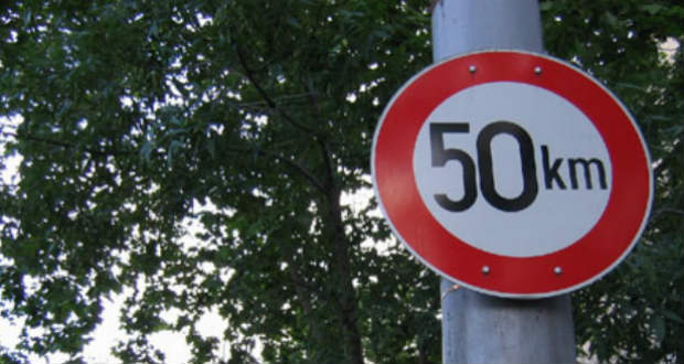 Csökkenhet a lakott területen megengedett sebesség Ukrajnában