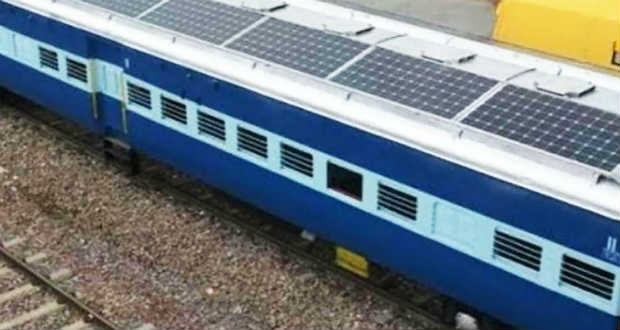 A napenergiát is felhasználják vonatok működtetésére Indiában