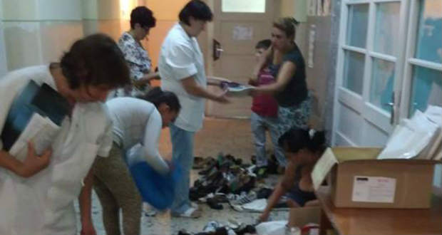 Kárpátalja ma: cipővásár a Nagyszőlősi Járási Kórházban