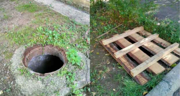 Ellopták a csatornafedeleket Munkács egyik utcájából