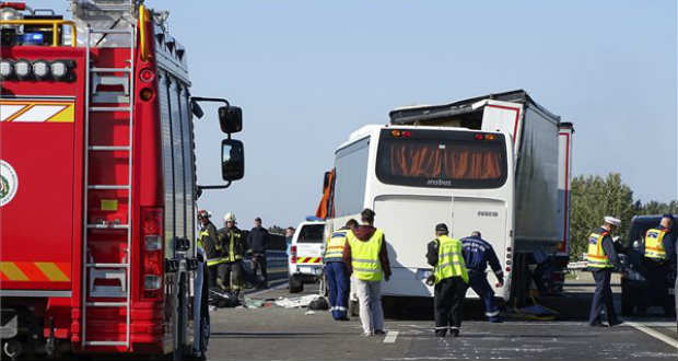Baleset az M5-ös autópályán
