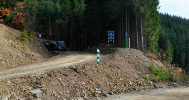 Új út épült a Kárpátokban