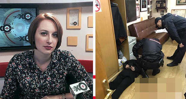 Orosz rádióst késeltek meg a munkahelyén