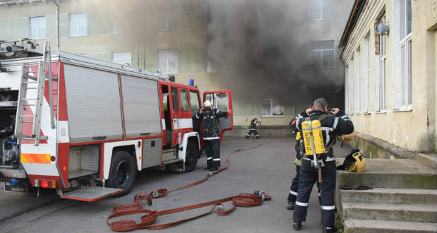 Tűzvédelmi nap a beregszászi internátusban