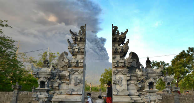 Kitört az Agung vulkán Bali szigetén