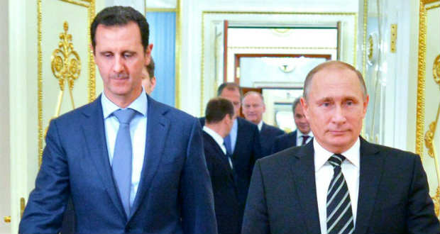Putyin Szocsiban fogadta Aszad szíriai elnököt
