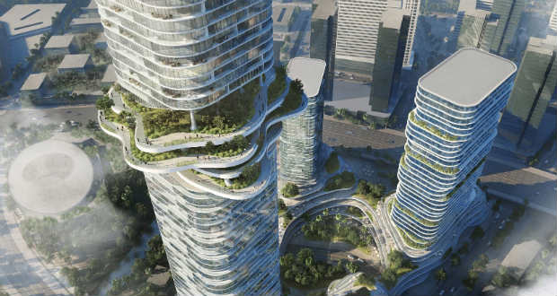 Felhők között épül Empire City, Vietnam „városi esőerdeje”