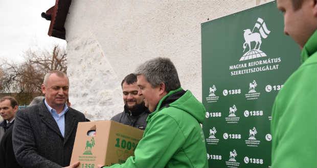 Magyarországi adomány a kárpátaljai rászorulóknak