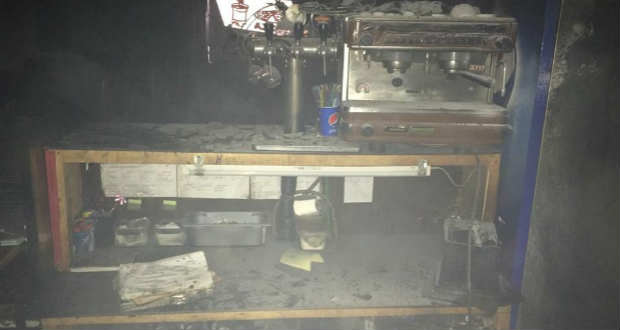 Kigyulladt egy kávézó Ilosván