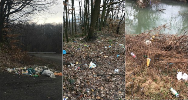 Kárpátalja ma: szemétkupacok Beregkisfalud határában