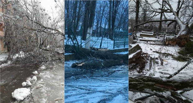 Jelentős károkat okozott a hóvihar Nagyszőlősön