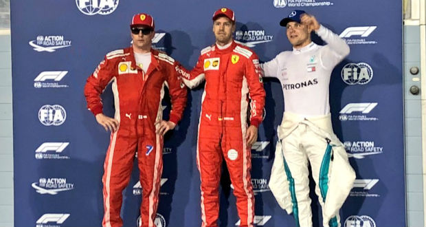 Vettelé a pole, tarolt a Ferrari az időmérőn!