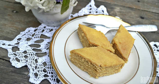 Mézes-karamellás szelet