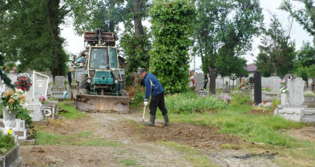 Tiszta Kárpátalja: a nagyberegi temetőben takarítottak