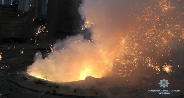 Fegyvereket semmisítettek meg Ungváron