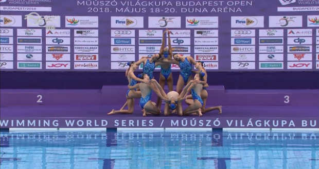 Ukrajna második helyen végzett a szinkronúszó világkupa vasárnapi zárónapján