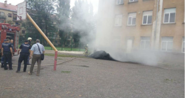 Tűz volt az egyik ungvári iskolában