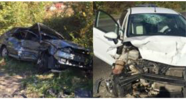 Veszélyes előzés miatt történt baleset a Munkácsi járásban